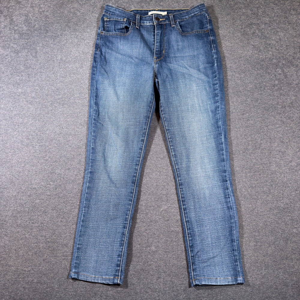 Levi's 721 High Rise Skinny Jeans Women 30 Blue Denim Stretch Casual Slim Fit